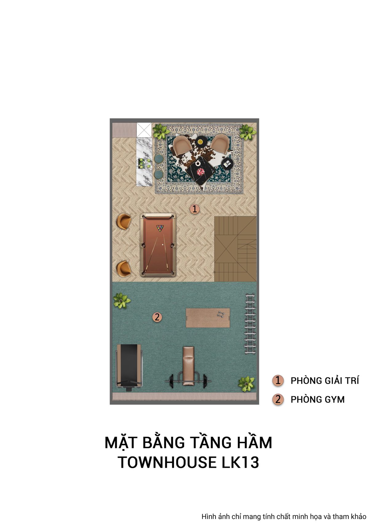Mặt bằng Liền kề LK18 · Mặt tiền 6m (6×15) 1